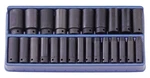 Genius Tools 25 Piece 1/2" Dr. Metric Deep Impact Socket Set - (old Part# Tf-.... Fixed Price $119.80.