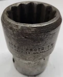 Proto 1" Drive 1-5/8" Socket 12pt 5752 Listing I. Fixed Price $25.00.