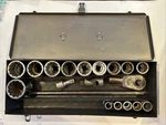 Snap On 3/4" Drive 20pc Set 12 Pt Sae Shallow General Ratchet Sockets Swivel. Fixed Price $629.99.
