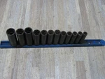 Blue-point Snap-on 3/8 Dr 9 Pcs Deep Metric & Sae Twist Impact Sockets 213tsfsy. Fixed Price $188.94.