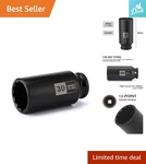 30mm Inch Drive Deep Spindle Axle Nut Impact Socket - Durable 12pt Design. Fixed Price $17.09.