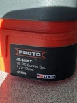 Proto Js4118t 18 Pc 1/2" Drive Sae Socket Set Mechanic Tool Kit. Fixed Price $229.00.