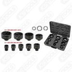Ks Tools 450.5000 Socket Set For Km Groove Nuts, Studs Exterior, 9 Pcs. Fixed Price $280.00.