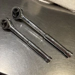 Vtg 2 Pc Craftsman Thumb Wheel Ratchets #943796 - 3/8 Drive #943797 1/2. Fixed Price $38.00.