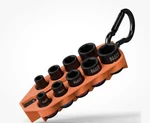 Klein Tools 33809 Grab-and-go Impact Socket Set, Sae, 10 Pc.. Fixed Price $41.99.