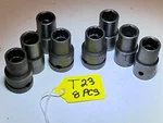 8-pcs- Apex Industrial Impact Sockets-1/2" X 1/2" 1 -usa -. Fixed Price $36.00.