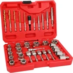 Uyecove 35pcs Screw Bolt Extractor Set, Left Hand Drill Bit Set 6542/4341 Hss. Fixed Price $75.78.