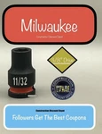 Milwaukee 49-66-6103 11/32" Shockwave Impact Duty 3/8 In. Drive Shallow Socket. Fixed Price $9.93.