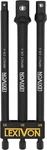 Lexivon Impact Grade Socket Adapter 6-inch 3-pack (1/4", 3/8", 1/2"), Black. Fixed Price $19.99.