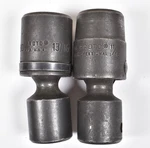 2x Vtg Proto 1/2" Drive Flex Sockets Hex 6-point 11/16" & 13/16" Made In Usa Vgc. Fixed Price $35.00.