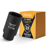 Tightspot 1/2 Inch Drive 1-7/16 Deep Impact Socket With Anti-rounding 6 .... Fixed Price $24.29.