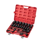 3/4" Impact Socket Set, 22pcs 6-point Sae Sizes (3/4" To 2"), Cr-mo Steel Set.... Fixed Price $216.21.