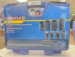 Carlyle 61-0321 High Quality 9 Pc 1/2" 6 Point Wheel Lock Removal Set & Case. Fixed Price $69.96.