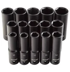 Arcan Metric Impact Socket Set 1/2" Drive Deep Well ***new Open Box*** 15 Piece. Fixed Price $44.99.