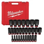 Milwaukee 49-66-7015 29 Pc Shockwave Impact Duty 1/2" Drive 6 Point Socket Set. Fixed Price $189.99.