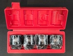 Mixpower 4 Piece 1/2" Drive Sae Impact Socket Set Large Size 1-13/16" - 2" Cr-mo. Fixed Price $53.04.