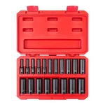 Tekton Sid91303 3/8" Drive Deep 6-point Impact Sockets, 19-piece. Fixed Price $85.00.