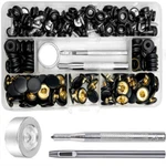 50set Fastener Canvas Snap Kit Stainless Steel Screws Marine Boat With 3pcs Tool. Fixed Price $16.92.