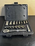 Popular Mechanics Grip Rite Super Socket Set Sae 17 Piece Sears Nice. Fixed Price $49.99.