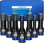 10pcs 1/2" Drive Metric Impact Allen Hex Bit Socket Set 42crmo With Storage Case. Fixed Price $51.99.
