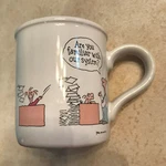American Greetings 40242 Office Stress Over Worked Stoneware Coffee Mug. Fixed Price $8.25.