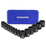 Workpro 1/2" Drive Shallow Impact Socket Set Sae Cr-v Steel 6-point Storage Case. Fixed Price $49.02.