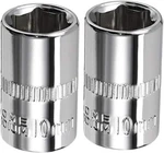 Emstar 2pcs 10mm Socket Set,shallow 1/4 Inch Drive 6 Point 2 Pcs. Fixed Price $11.99.