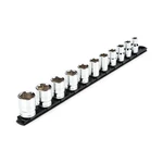 Tekton Shd92101 1/2" Drive 6-point Socket Set With Rail, 11-piece. Fixed Price $53.99.