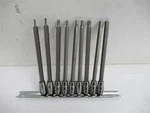 Westward 4tm15 1/4" Drive Hex/allen Deep Socket Set, Metric, 9pcs. Fixed Price $44.00.