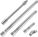 5-piece 3/8 Inch Drive Extension Bar Set, Includes 3/8" Drive, Silvery. Fixed Price $19.99.