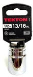 13/16x1/2 Dr 12 Point Socket Standard Shallow Chrome Vanadium Steel Tekton. Fixed Price $11.00.