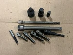 1/4, 3/8 , 1/2 And Hex Adapters Extensions Apex Weight Keko Rock River. Fixed Price $30.00.