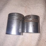 Vintage Indestro 3/8 Dr 12 Point Sockets. #6229a 15/16 & #6228 7/8. Made In Usa.. Fixed Price $12.00.