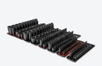 Tekton Sid99200 1/4, 3/8, 1/2" Drive 6-point Impact Socket Set Lifetime Warranty. Fixed Price $895.00.