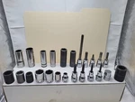 Snap-on Chrome Impact Metric Torx Allen 3/8 1/2 24 Sockets Made Usa Auto Repair. Fixed Price $289.00.