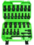 Sunhzmckp 30-piece 1/2" Drive Impact Socket Set, Sae (3/8"- 1") And Metric (1.... Fixed Price $83.46.