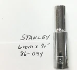 Stanley 6 Mm X 1/4" Dr Deep Socket Pt # 86-094 Chrome Finish Free Shipping. Fixed Price $8.96.