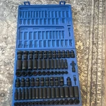 Grey Pneumatic 1281 81-piece 3/8" Drive Impact Metric Master Socket Set. Fixed Price $550.00.