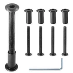 Jersvimc 10 Pair20 Piece M6x60mm Hex Drive Socket Cap Bolt With Allen Wrench,.... Fixed Price $9.71.