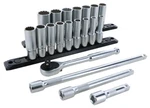 Wiha 33793 20 Pcs Professional Series Deep Socket Set -12 Point-3/8"drive-metric. Fixed Price $95.45.