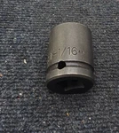 (qty 3) Proto 07517 3/4 Drive 1-1/16 Impact Socket Shallow 6pt Black Oxide. Fixed Price $23.03.