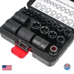 Bilitools External Torx Plus Socket Set, 6 Point Ep4-ep8, Ep10-12, Ep14, Ep16, E. Fixed Price $76.29.