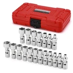 Mixpower 19-piece 1/4" Drive Universal Joint Socket Set, 6 Point, One Size. Fixed Price $62.49.