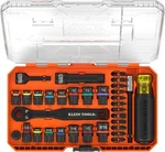 Klein Tools 65302knect 33-pc Impact Socket Set Sae Metric Pass-through Steel Pro. Fixed Price $139.95.