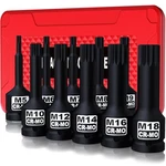 1/2" Drive Master Impact Xzn Bit Socket Set, 10-pieces: M5 - M18, Cr-mo Steel.... Fixed Price $39.48.