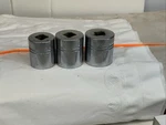 Indestro 3pc 3/8 Drive 12pt Sockets, 3/4, 13/16, 7/8in., Usa - Orange. Fixed Price $9.25.