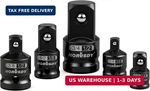Horusdy 5-piece Impact Socket Adapter And Reducer Set, 1/4-inch Hex Shank. Fixed Price $14.24.