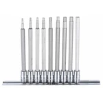 Westward 54tm15 1/4" Drive Socket Bit Set, Metric, 9 Pcs. Fixed Price $42.69.