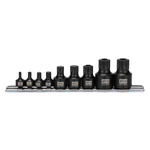 Ementol 9pcs Low Profile Impact Triple Square Bit Socket Set, Cr-mo, One Size. Fixed Price $29.84.