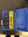 Irwin 5 Pc. Bolt-grip Base Set Vsg-394001 5/8 9/16 1/2 7/16 3/8 Plus Case. Fixed Price $20.00.